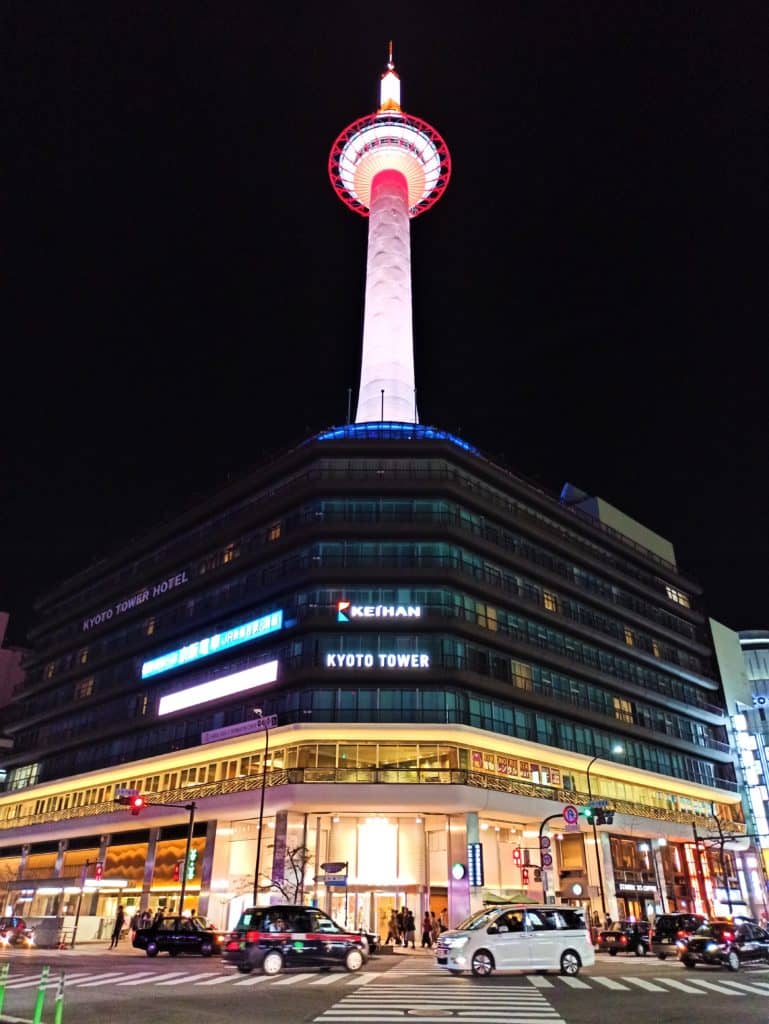 Kyoto Tower in Kyoto, Japan