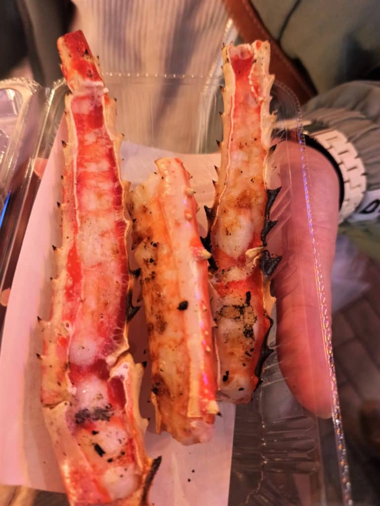 BBQ crab legs