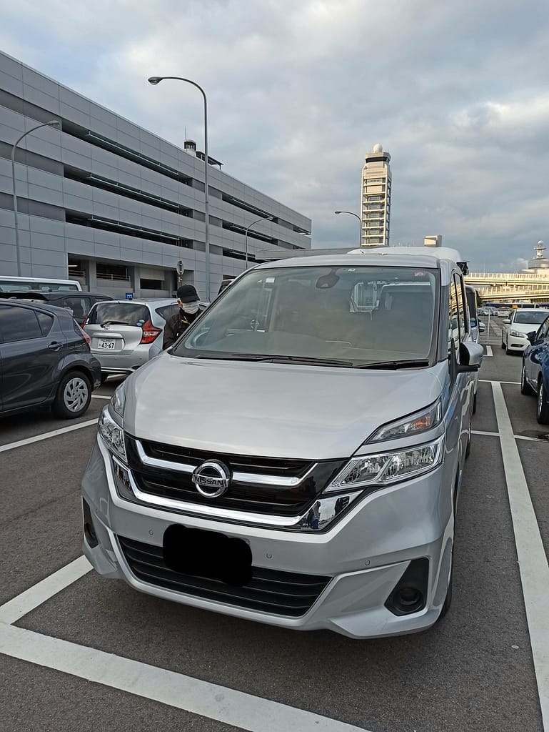 Nissan Serena for self-drive in Japan