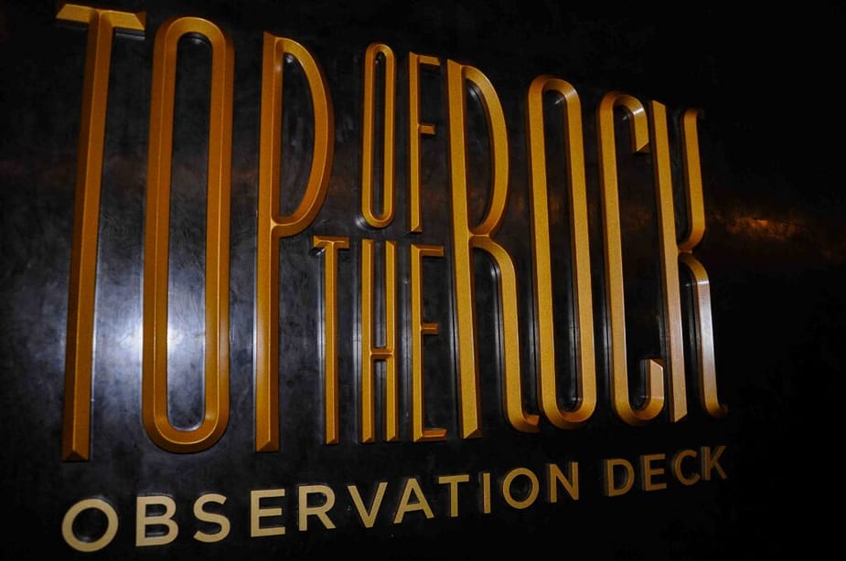 Top of The Rock observation deck, Rockefeller Center
