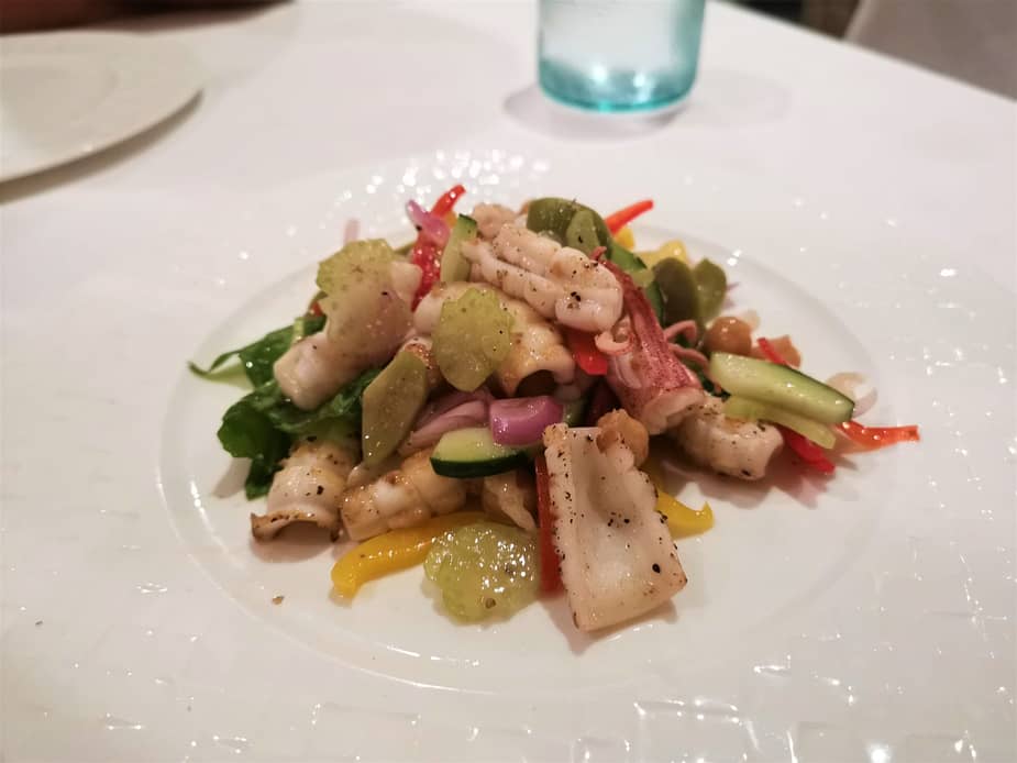 Mediterranean Calamari Salad