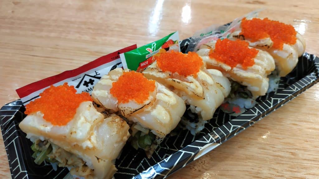 Scallop sushi