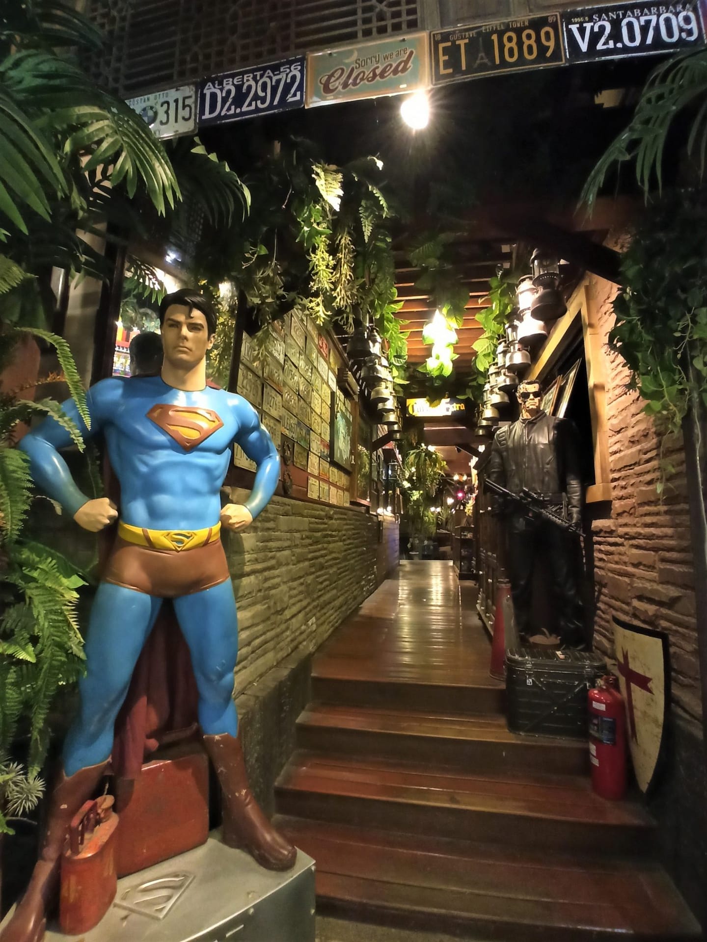 Superman statue at Banmai Museum, Khao Yai