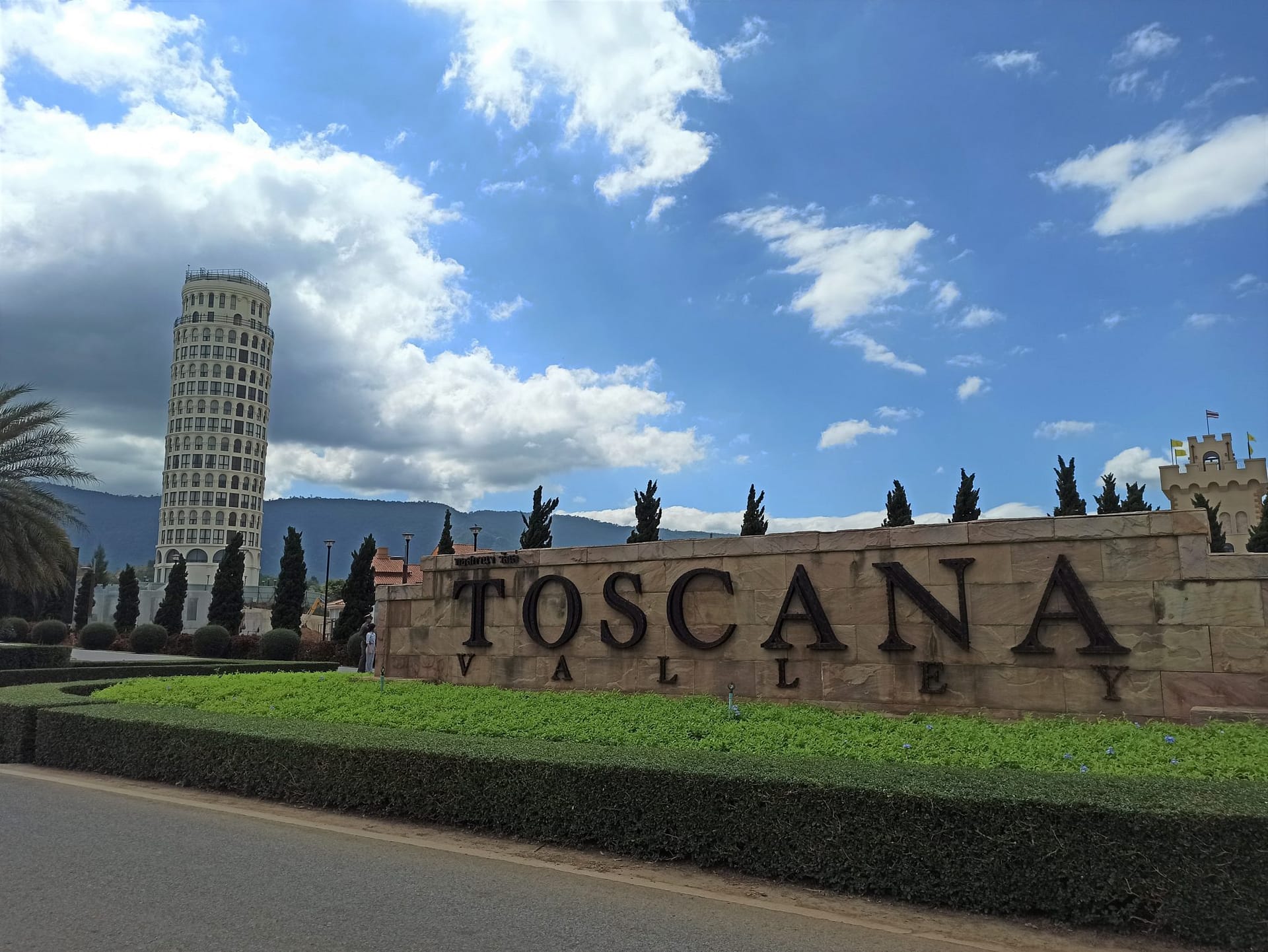 Toscana Valley with leaning tower at Khao Yai