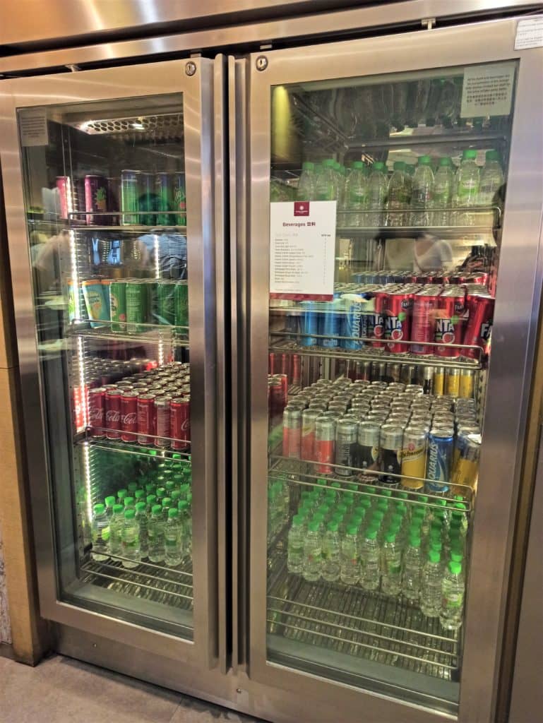 Drinks in refrigerator