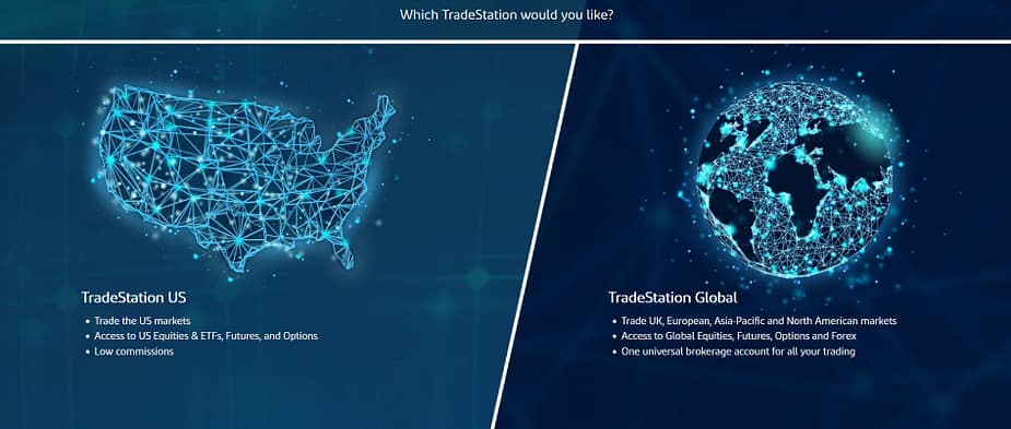 TradeStation US vs TradeStation Global