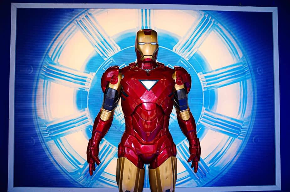 Iron Man wax figure at Madame Tussauds Hollywood