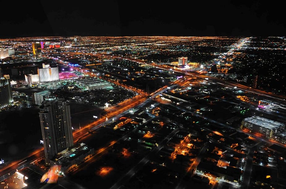 Las Vegas view from Stratosphere