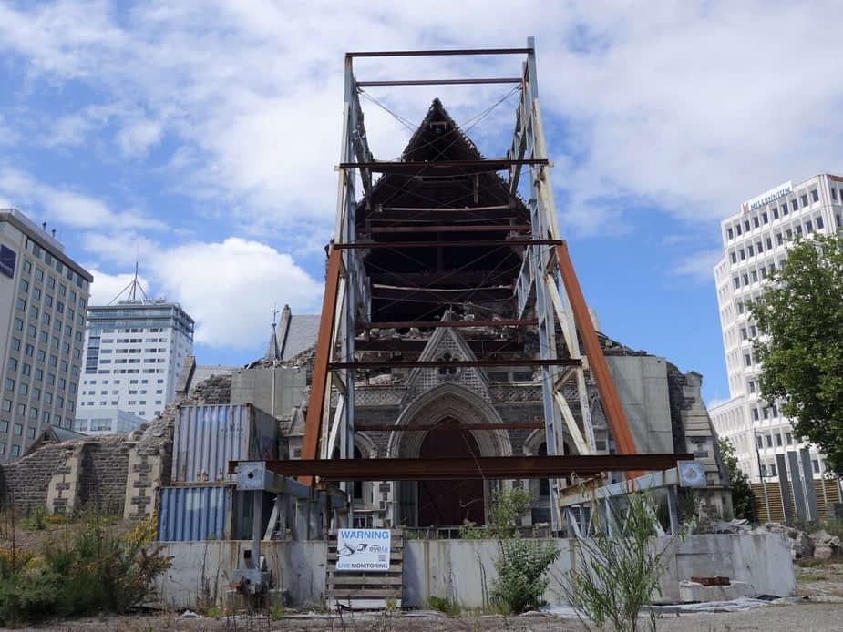 Cathedral Square after 2011 earthquake