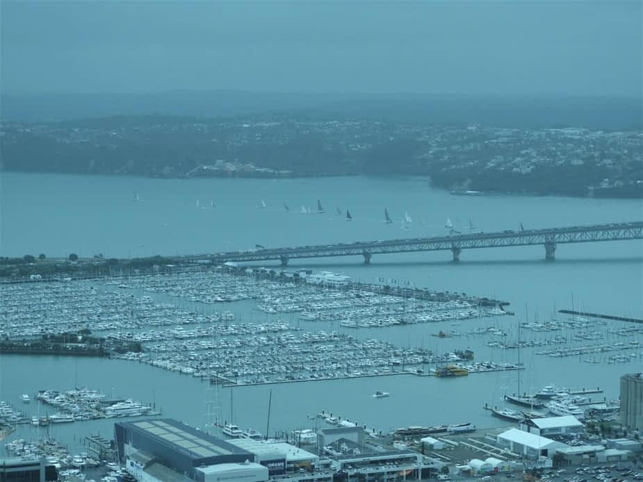 Auckland from Sky Tower, New Zealand