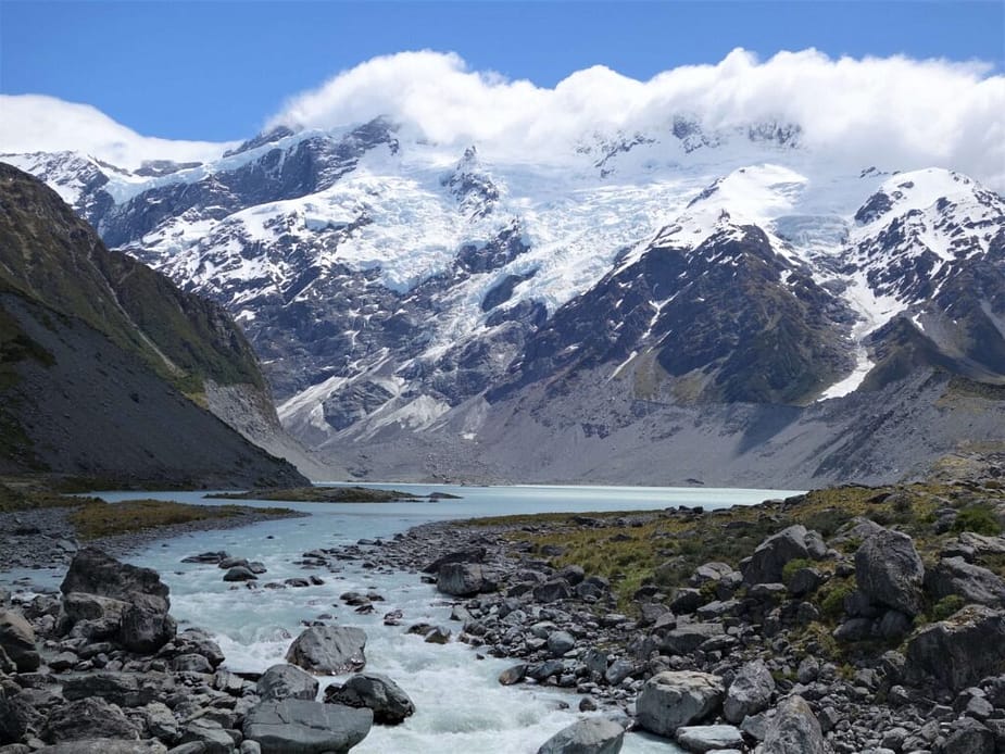 Highest mountain of New Zealand - Mount Cook