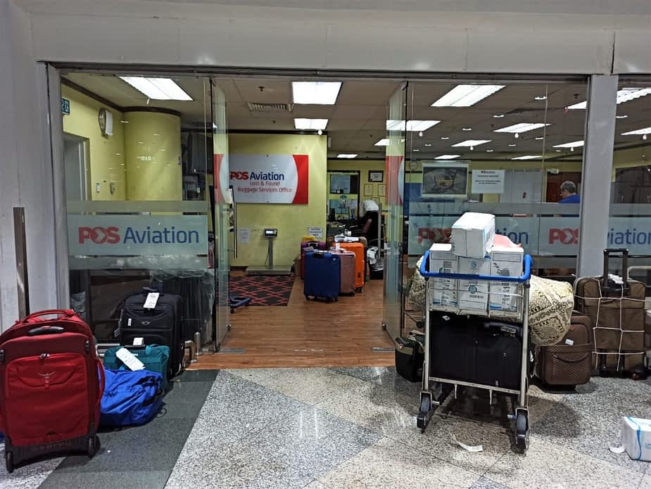Pos Aviation office for baggage services