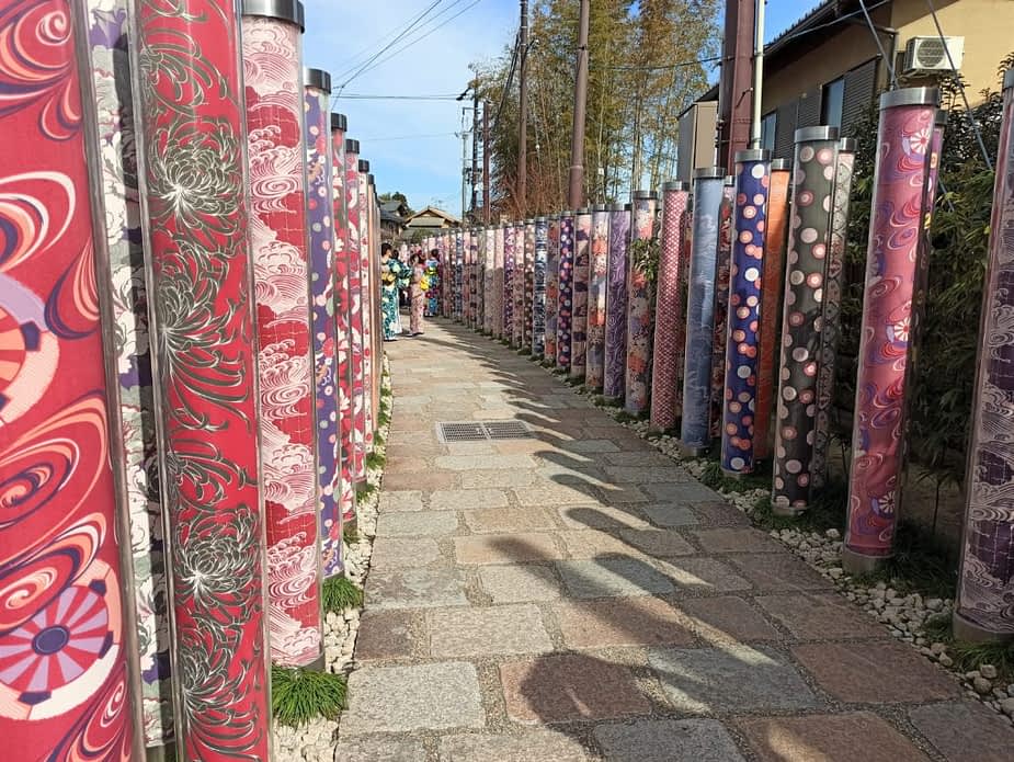 Kimono forest in Japan
