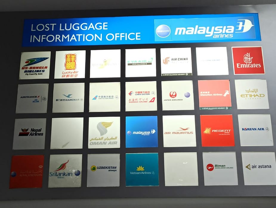 lost luggage information office - Malaysia Airlines